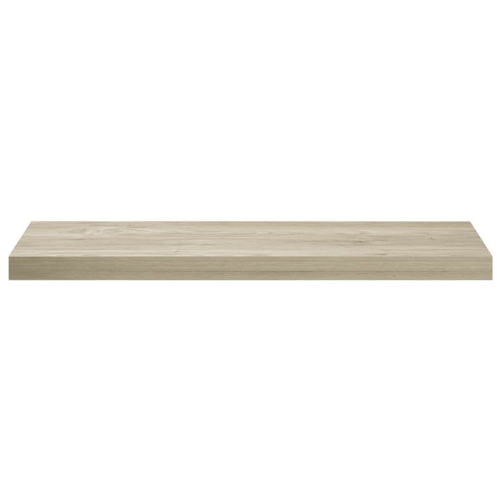 væghylder 4 stk. 80x23,5x3,8 cm MDF egetræsfarve