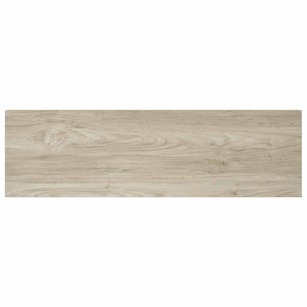 væghylder 4 stk. 80x23,5x3,8 cm MDF egetræsfarve