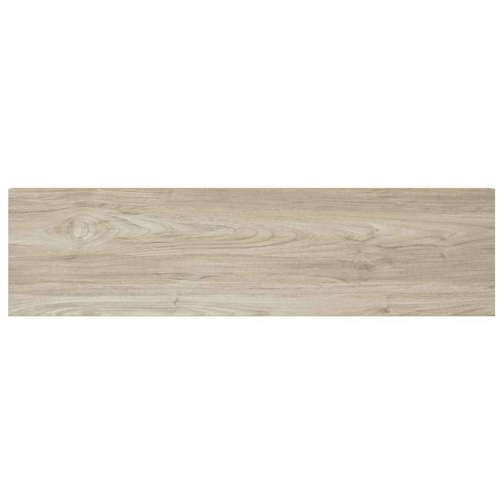 væghylder 2 stk. 90x23,5x3,8 cm MDF egetræsfarve
