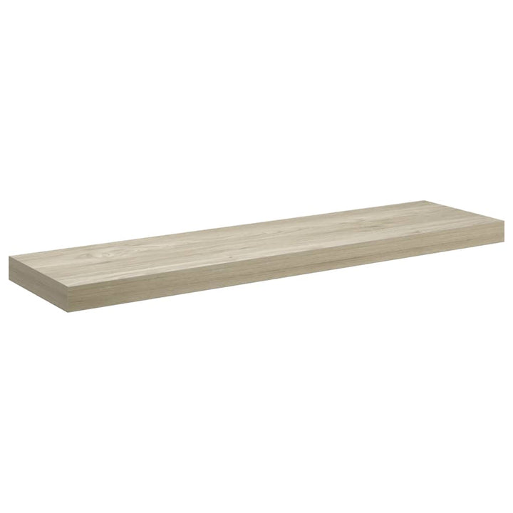 væghylder 4 stk. 90x23,5x3,8 cm MDF egetræsfarve