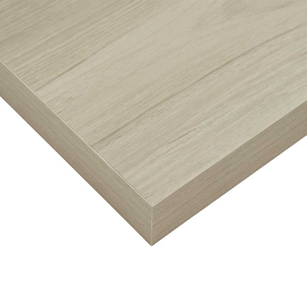væghylde 120x23,5x3,8 cm MDF egetræsfarve