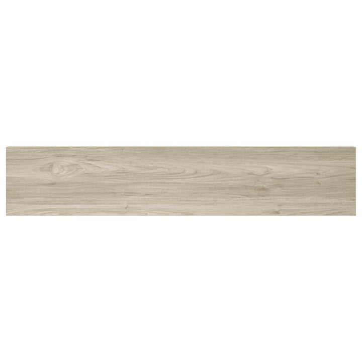 væghylder 2 stk. 120x23,5x3,8 cm MDF egetræsfarve