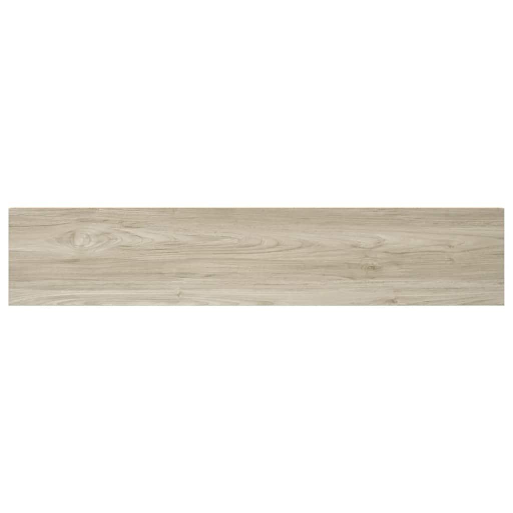 væghylder 4 stk. 120x23,5x3,8 cm MDF egetræsfarve