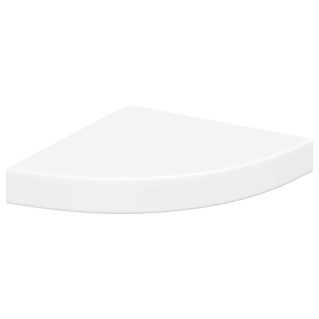 hjørnehylder 4 stk. 25x25x3,8 cm MDF hvid