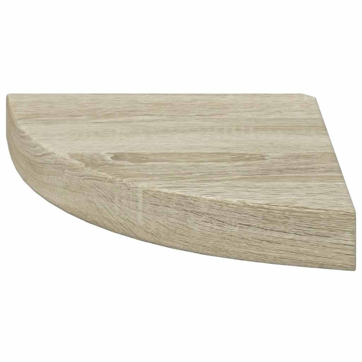 hjørnehylder 2 stk. 25x25x3,8 cm MDF sort