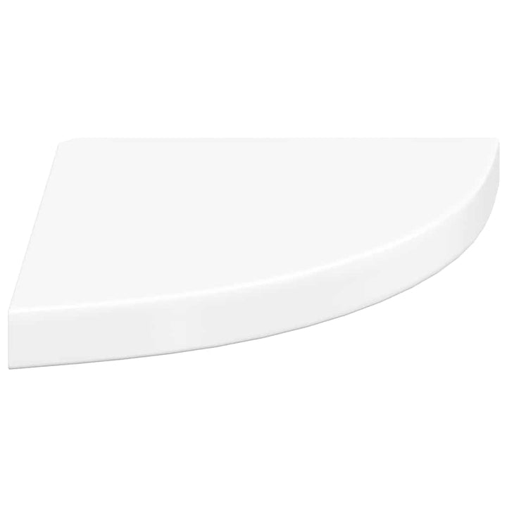 hjørnehylder 2 stk. 35x35x3,8 cm MDF hvid højglans