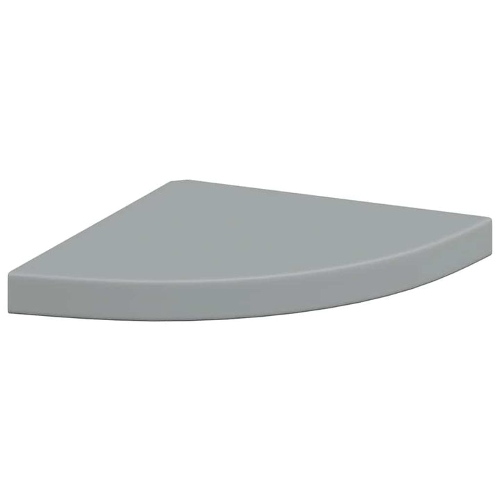 hjørnehylder 2 stk. 35x35x3,8 cm MDF grå