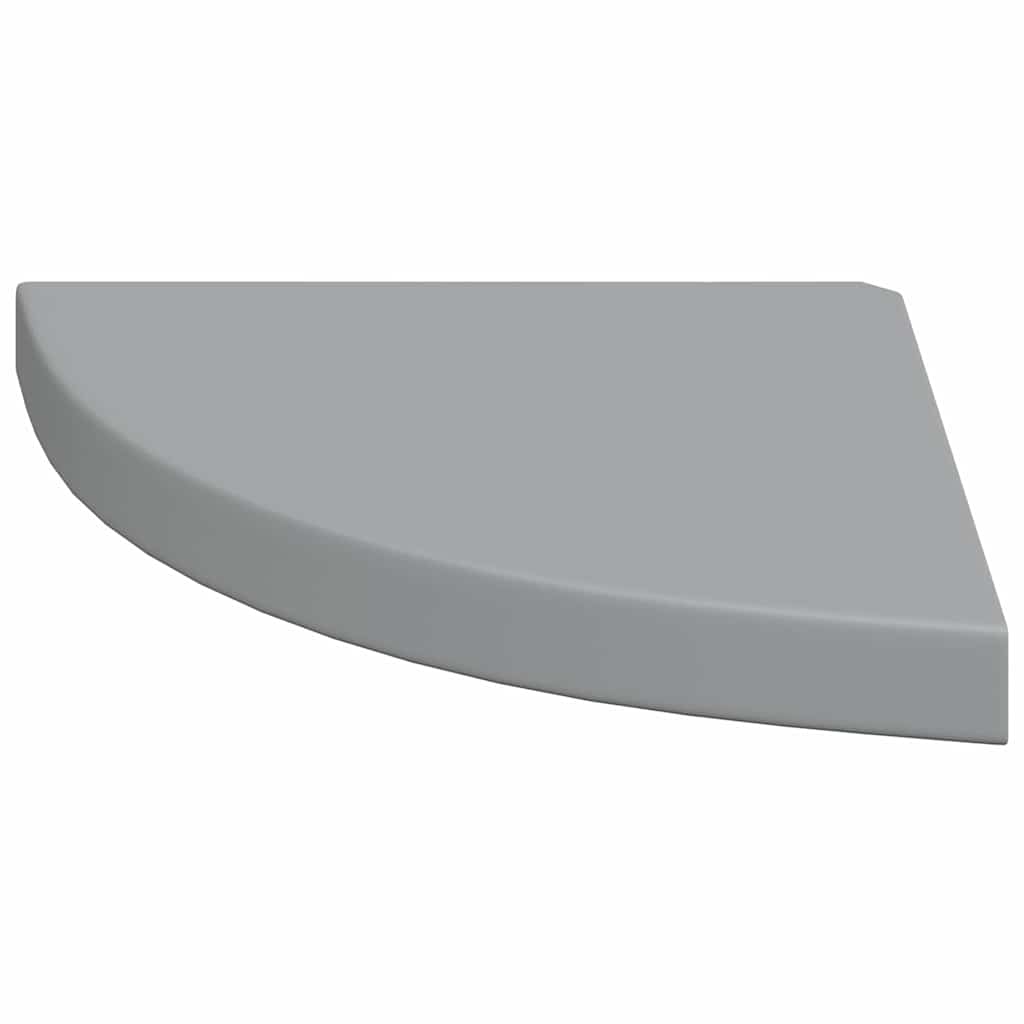 hjørnehylder 2 stk. 35x35x3,8 cm MDF grå