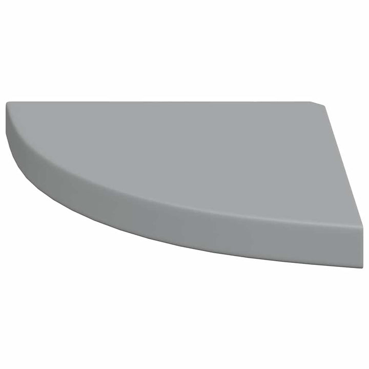 hjørnehylder 2 stk. 35x35x3,8 cm MDF grå