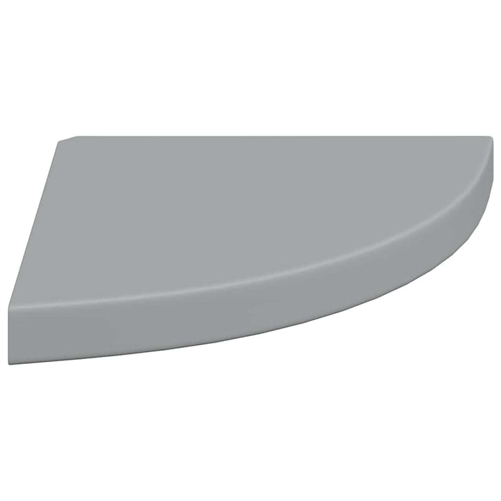 hjørnehylder 2 stk. 35x35x3,8 cm MDF grå