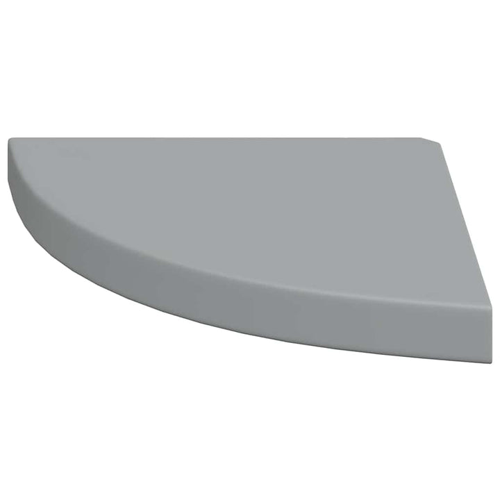hjørnehylder 4 stk. 35x35x3,8 cm MDF grå
