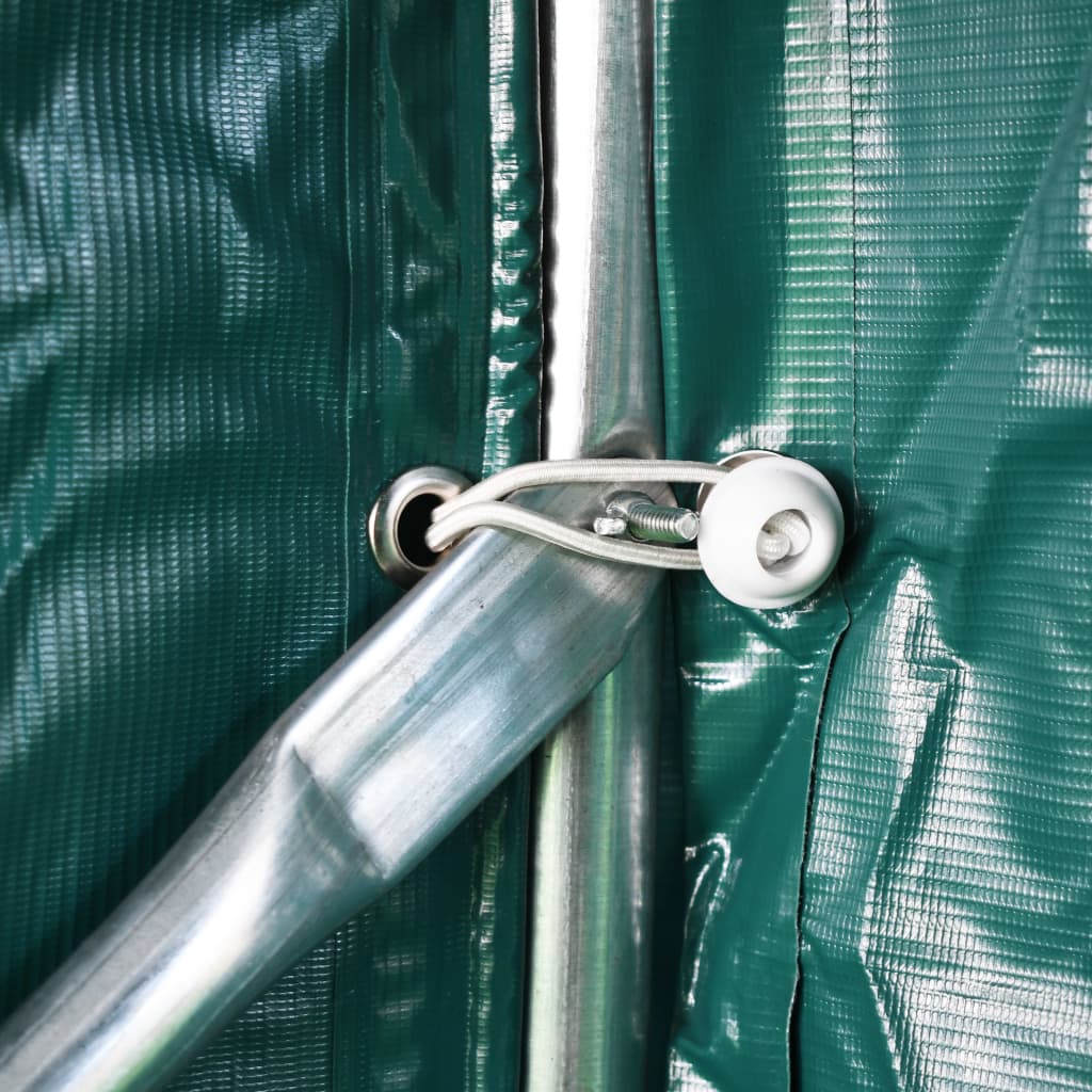 garagetelt 1,6x2,4 m PVC grøn