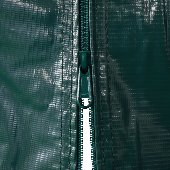 garagetelt 1,6x2,4 m PVC grøn