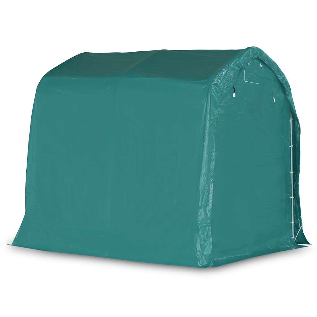 garagetelt 2,4x2,4 cm PVC grøn