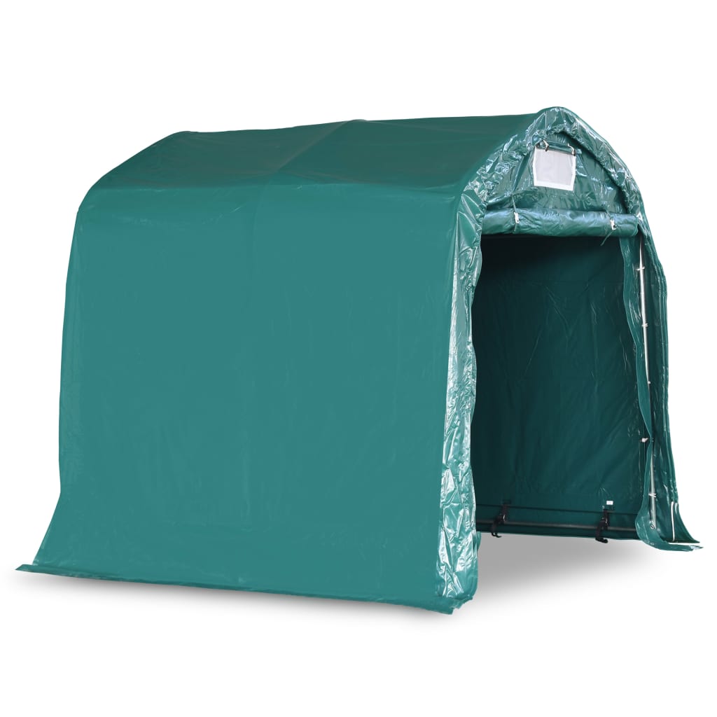 garagetelt 2,4x2,4 cm PVC grøn