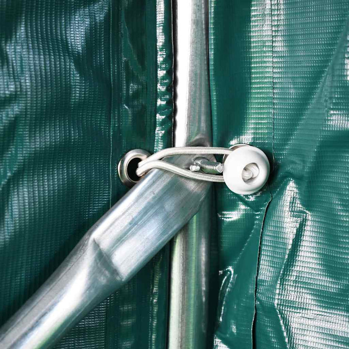 garagetelt 2,4x2,4 cm PVC grøn