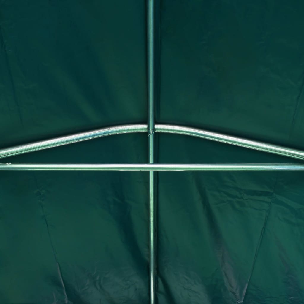 garagetelt 2,4x2,4 cm PVC grøn