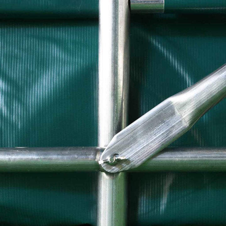 garagetelt 2,4x2,4 cm PVC grøn