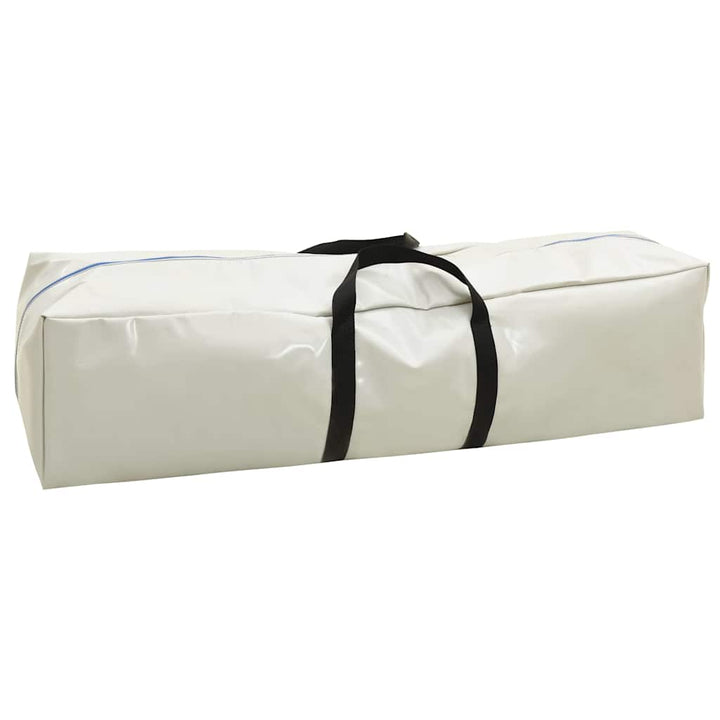 oppustelig gymnastikmåtte med pumpe 60x100x10 cm PVC blå