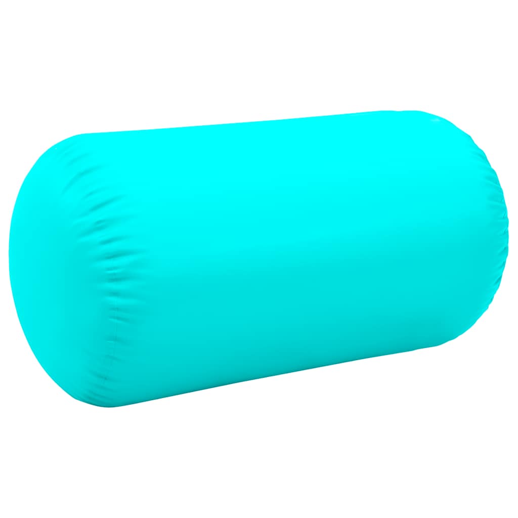 oppustelig gymnastikrulle med pumpe 120x90 cm PVC grøn
