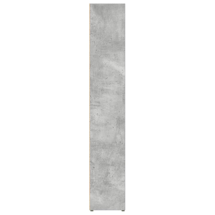 CD-reoler 2 stk. 21x16x93,5 cm spånplade betongrå