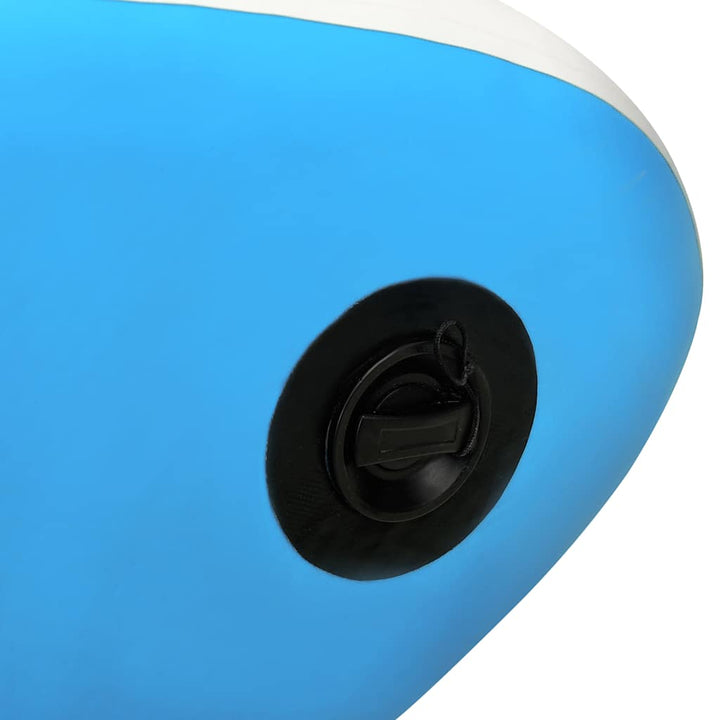 oppusteligt paddleboardsæt 305x76x15 cm blå