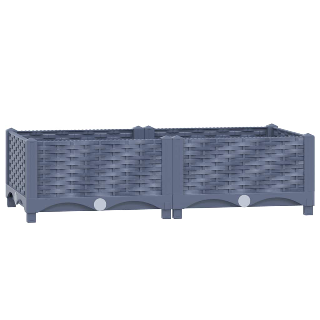 højbed 80x40x23 cm polypropylen
