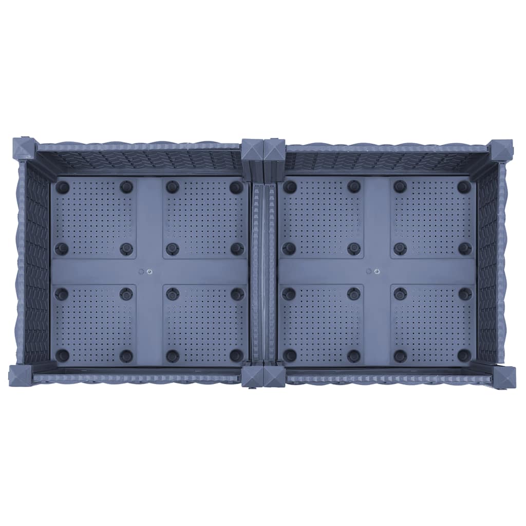 højbed 80x40x23 cm polypropylen