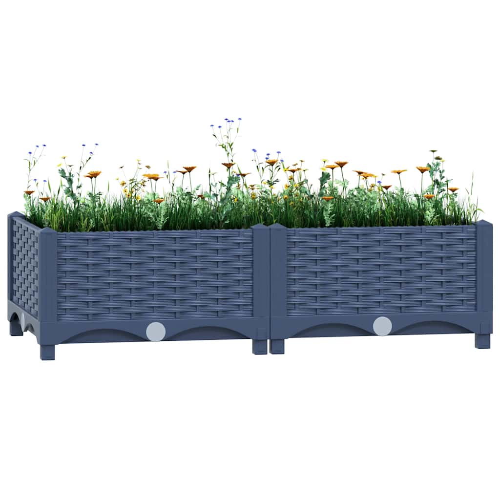 højbed 80x40x23 cm polypropylen