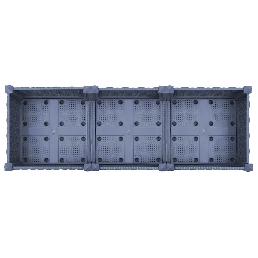 højbed 120x40x23 cm polypropylen