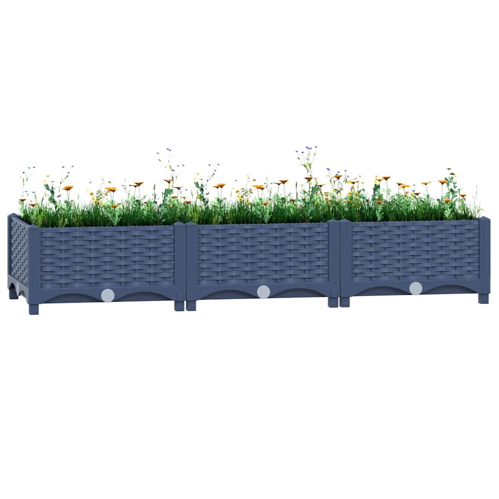 højbed 120x40x23 cm polypropylen
