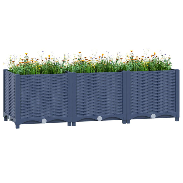 højbed 120x40x38 cm polypropylen