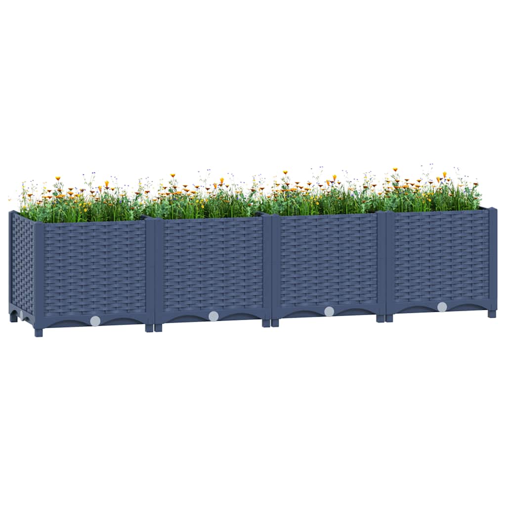 højbed 160x40x38 cm polypropylen