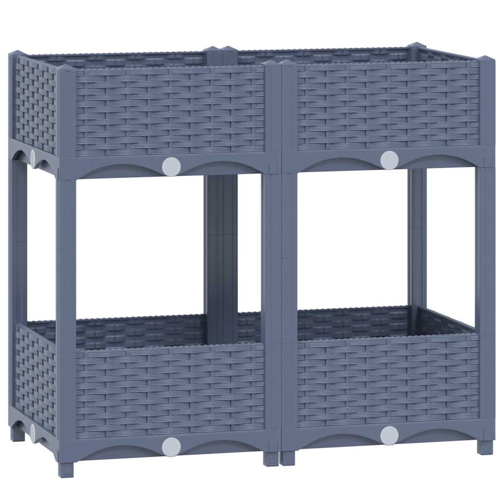 højbed 80x40x71 cm polypropylen
