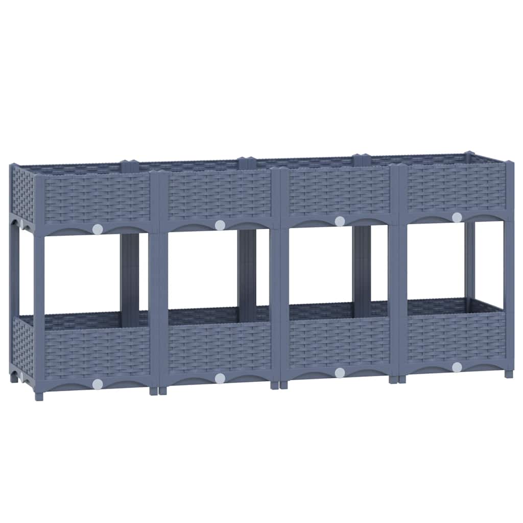 højbed 160x40x71 cm polypropylen