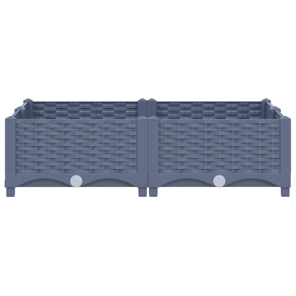 højbed 80x80x23 cm polypropylen