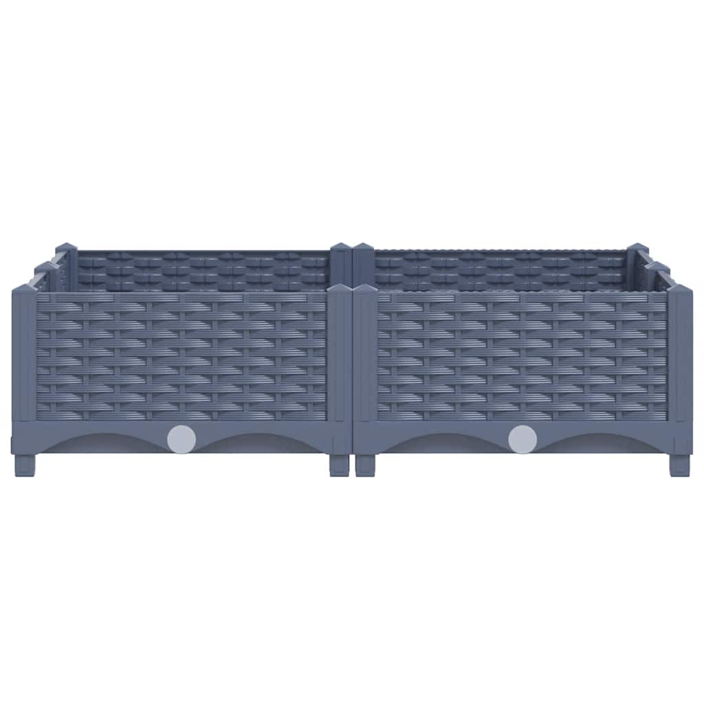 højbed 80x80x23 cm polypropylen