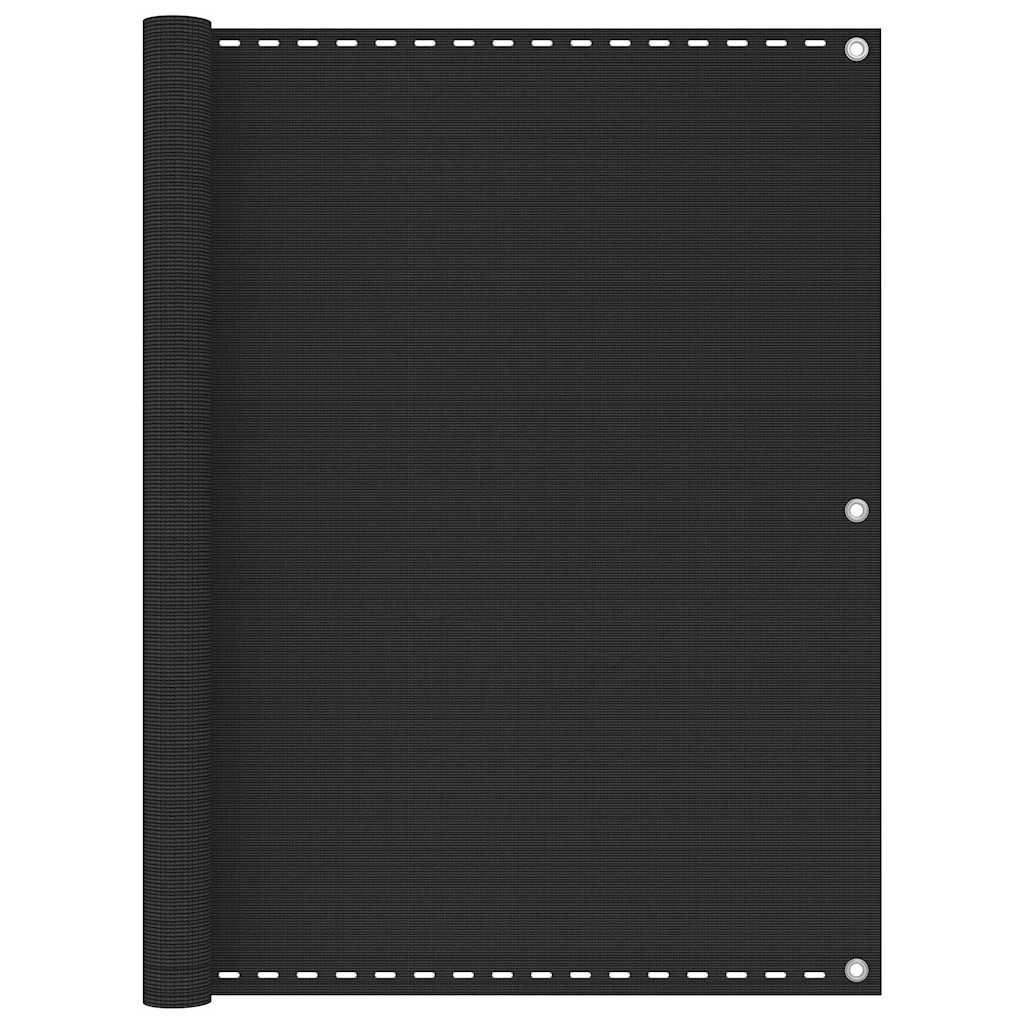 altanafskærmning 120x600 cm HDPE antracitgrå
