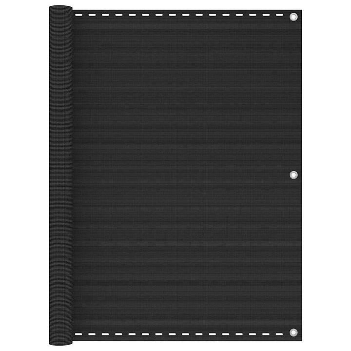 altanafskærmning 120x600 cm HDPE antracitgrå