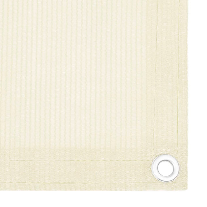 altanafskærmning 90x300 cm HDPE cremefarvet