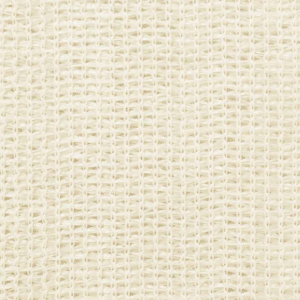 altanafskærmning 120x600 cm HDPE cremefarvet