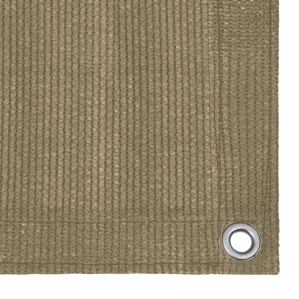 altanafskærmning 120x500 cm HDPE gråbrun