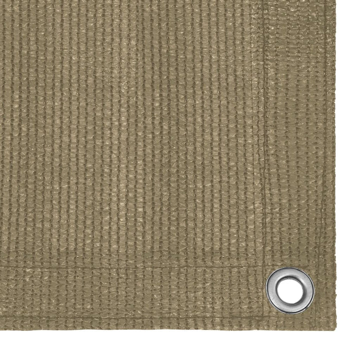 altanafskærmning 120x500 cm HDPE gråbrun