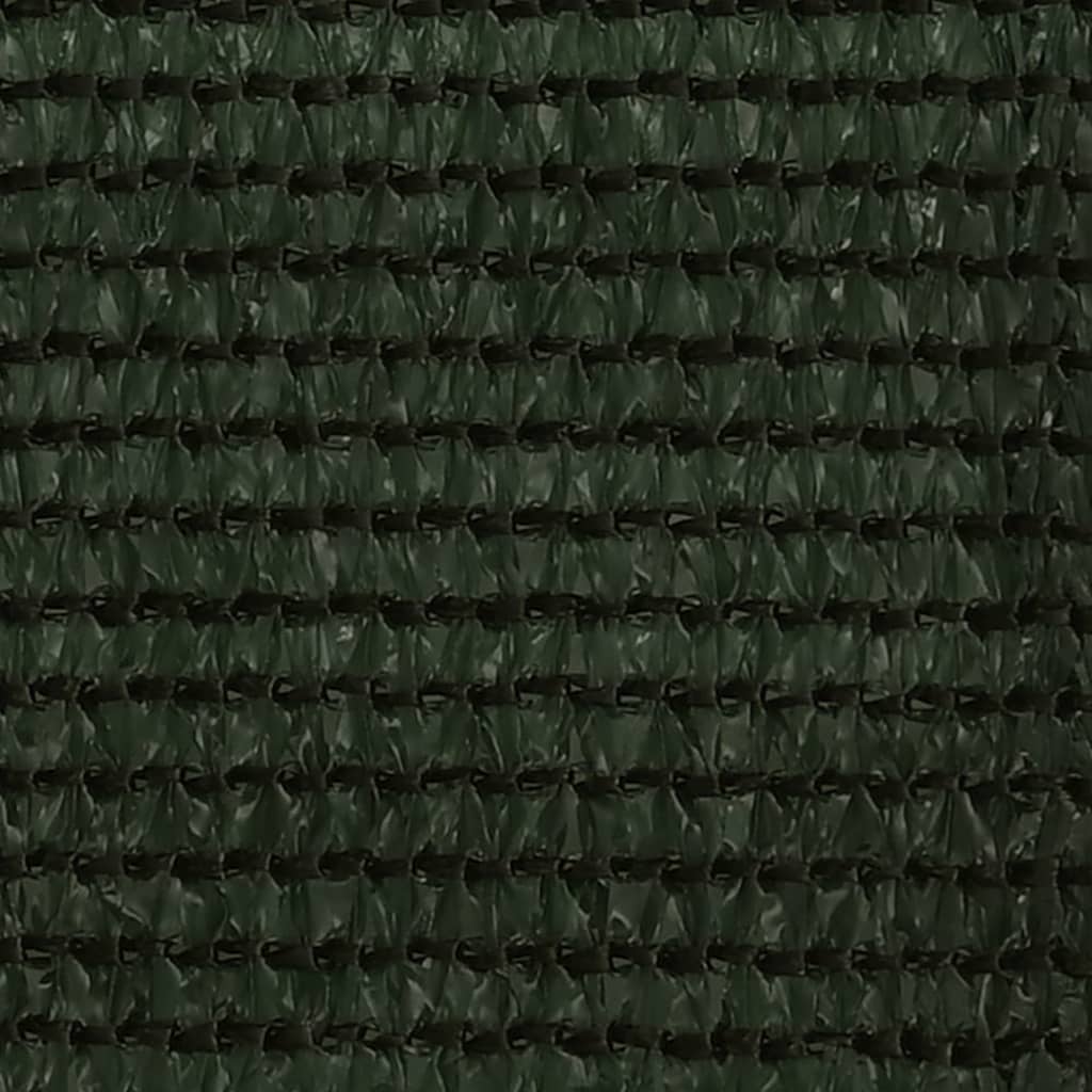 altanafskærmning 120x600 cm HDPE mørkegrøn