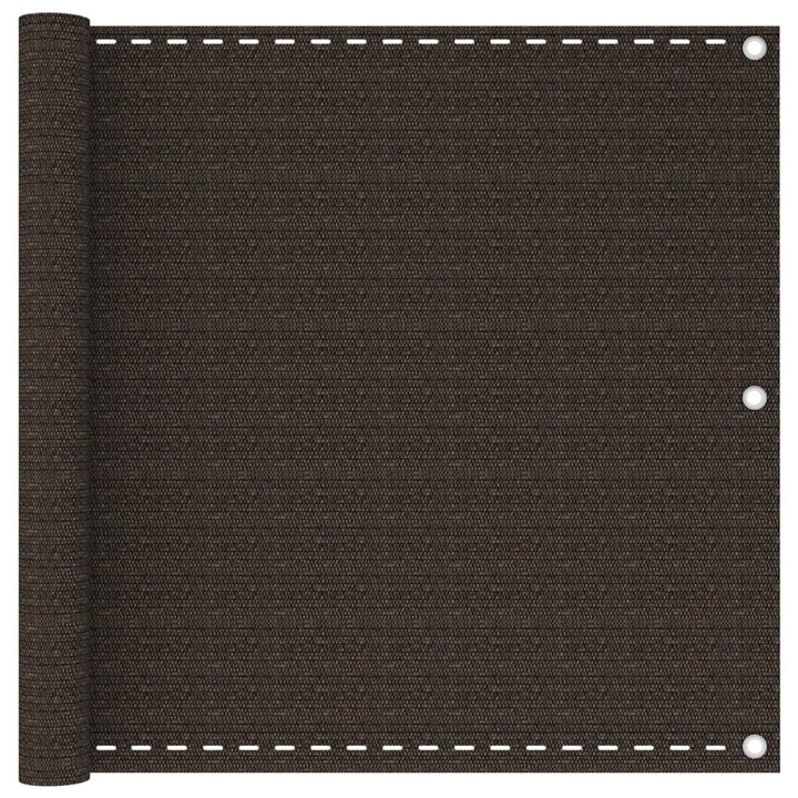 altanafskærmning 90x600 cm HDPE brun