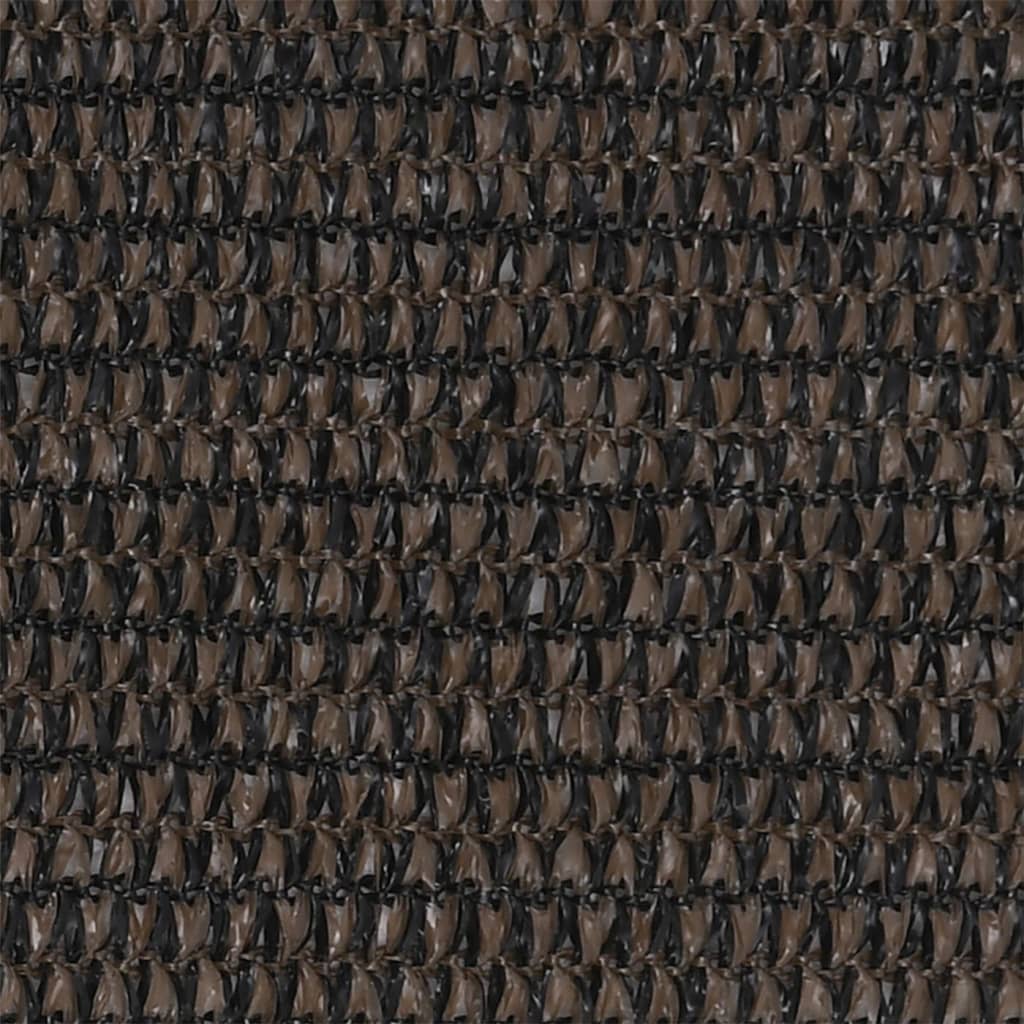 altanafskærmning 90x600 cm HDPE brun
