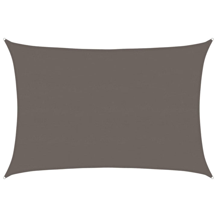 solsejl 160 g/m² 5x7 m HDPE antracitgrå