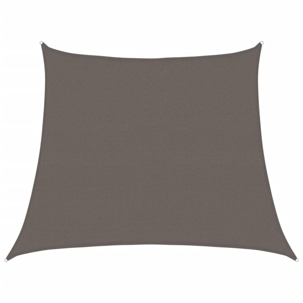 solsejl 3/4x3 cm 160 g/m² HDPE antracitgrå