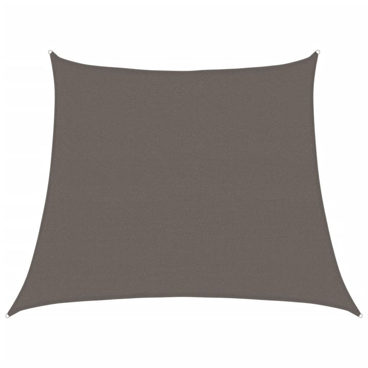 solsejl 3/4x3 cm 160 g/m² HDPE antracitgrå
