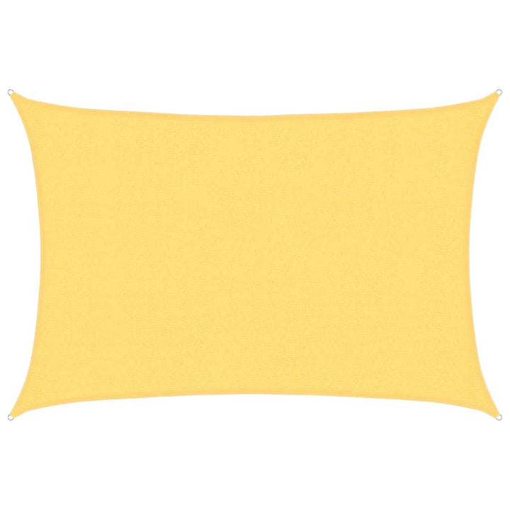 solsejl 2,5x4 m HDPE 160 g/m² beige